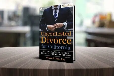 Amazon eBook-Uncontested Divorce for California